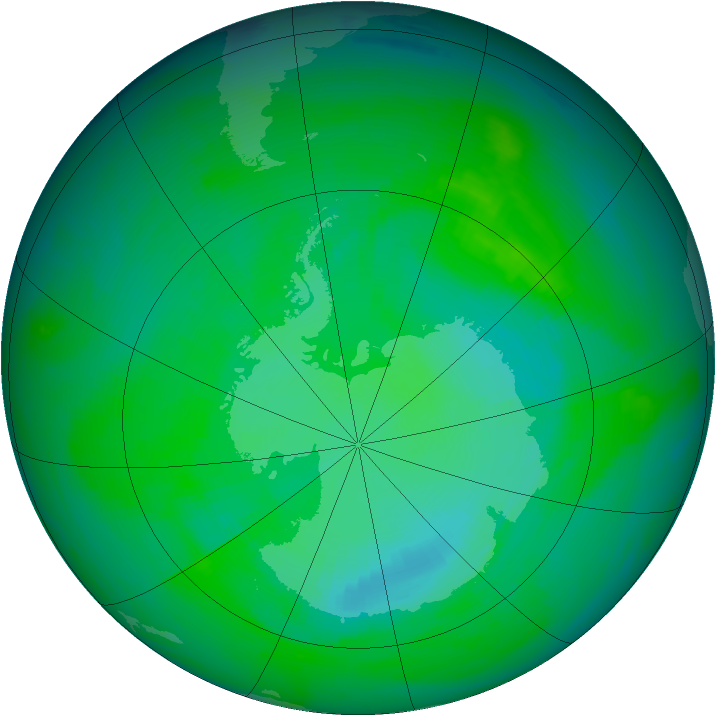 Ozone Map 2002-11-29